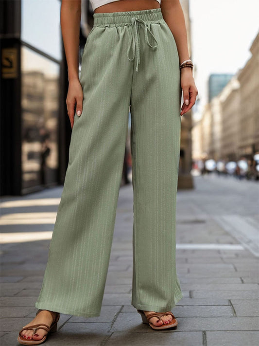 High Waist Wide Leg Pants - Trendsi