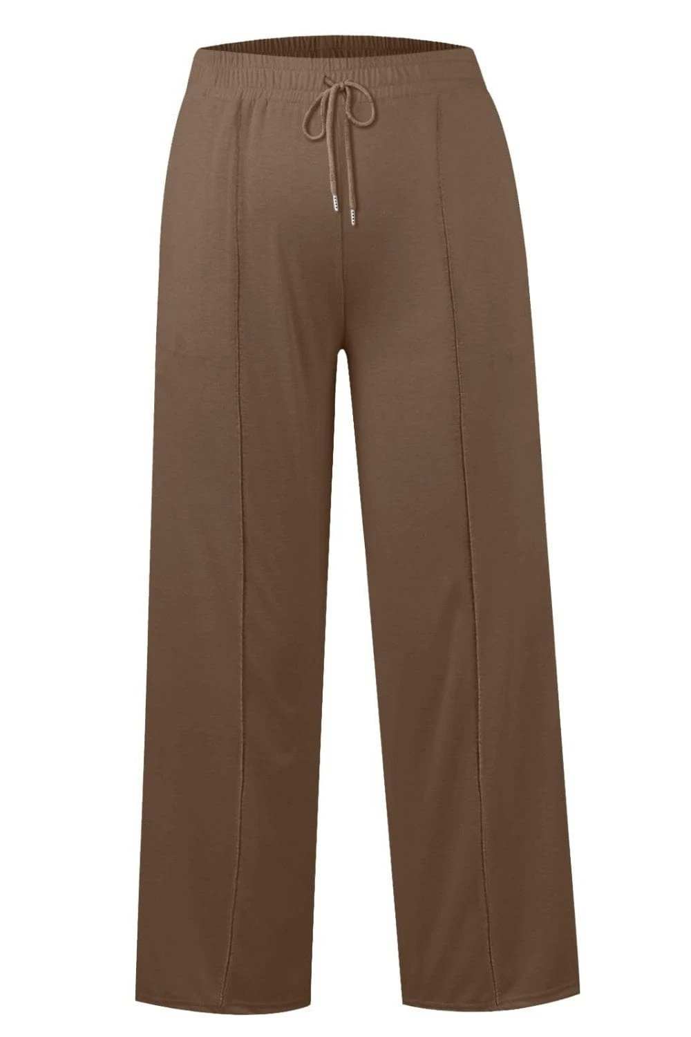 Drawstring Elastic Waist Wide Leg Pants - Trendsi - Flyclothing LLC