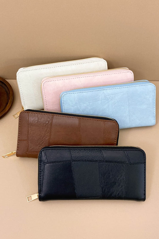 PU Leather Mulit-Interlayer Wallet - Trendsi