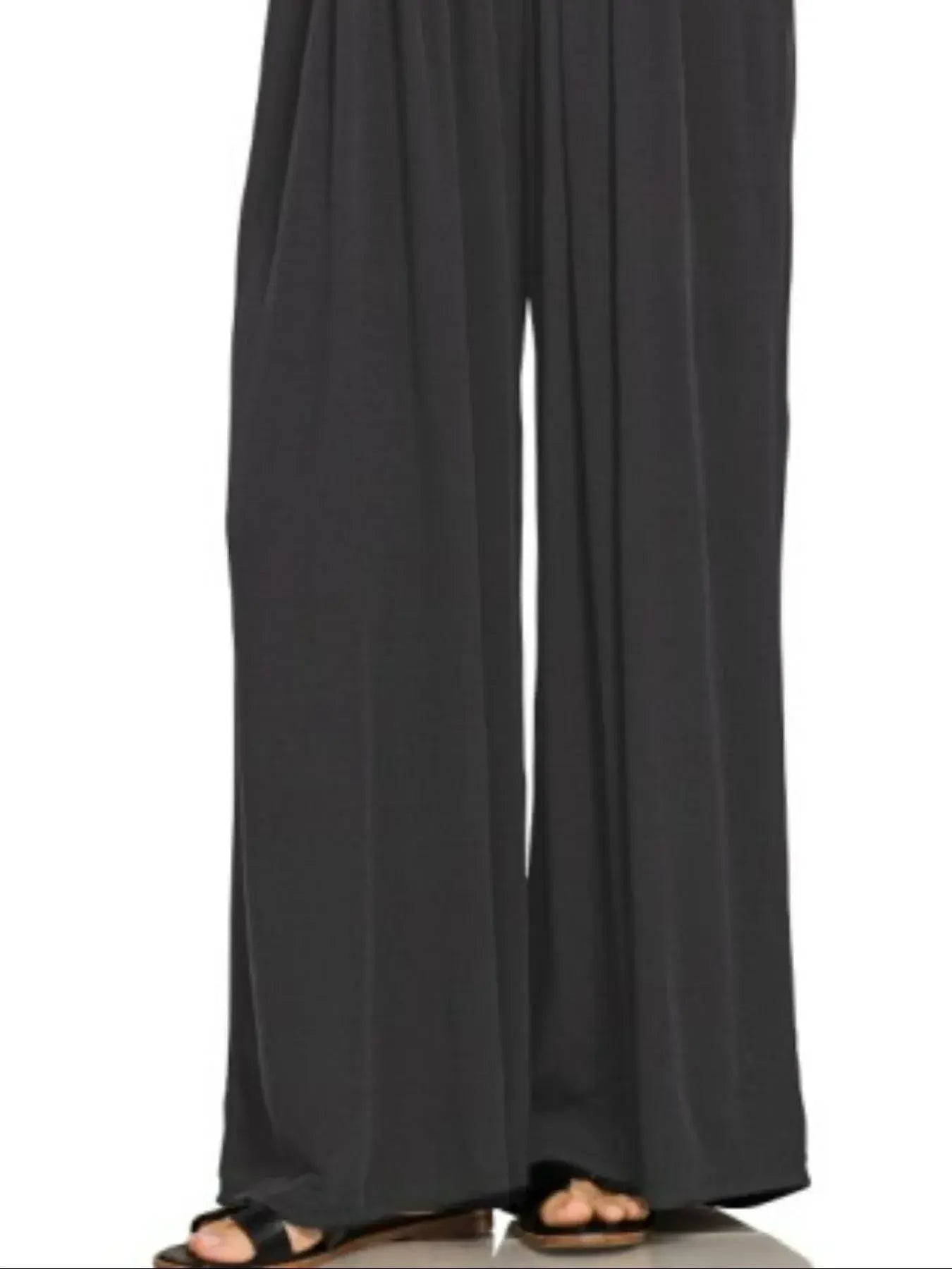 Zenana Woven Rayon Crepe Wide Leg Overalls - Trendsi - Flyclothing LLC