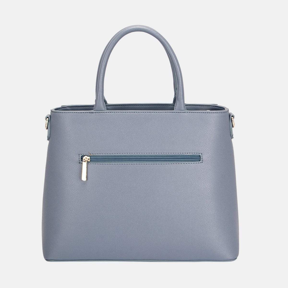 David Jones PU Leather Handbag - Trendsi - Flyclothing LLC
