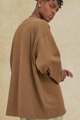 Men's Round Neck Long Sleeve T-Shirt - Trendsi - Flyclothing LLC