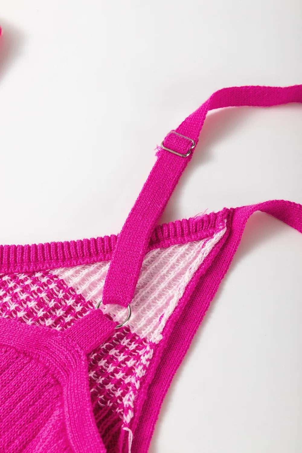 Color Block V-Neck Sweater Cami - Trendsi - Flyclothing LLC