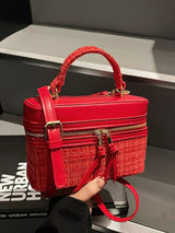 Boxy Top Handle Crossbody Bag - Trendsi - Flyclothing LLC