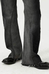 Frayed Hem Jeans with Pockets - Trendsi - Flyclothing LLC