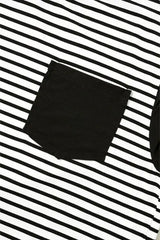Striped Round Neck Cap Sleeve Top - Trendsi - Flyclothing LLC