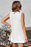 Waffle-Knit Wide Strap Tank - Trendsi - Flyclothing LLC