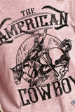 BiBi Cotton Slub Laser Top American Cow Boy Graphic - Trendsi