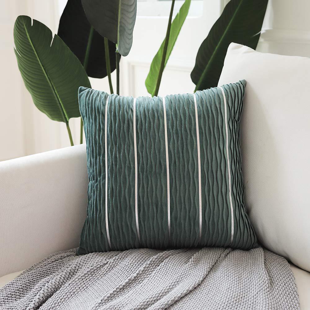 Simple Luxury Striped Velvet Pillow Cover Pillow Cushion Cover Pillow Case Covers for Sofa Flannel Velvet Sofa Cushion Cover - My Store - Flyclothing LLC
