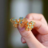 Butterfly Stud Earrings - Trendsi - Flyclothing LLC