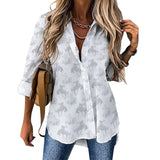 Baha Ranch Faded Rodeo Cowboy Western Button Up Blouse