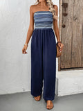 Tube Wide Leg Jumpsuit - Trendsi