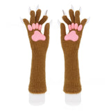 Halloween Silicone Meat Mat Long Gloves