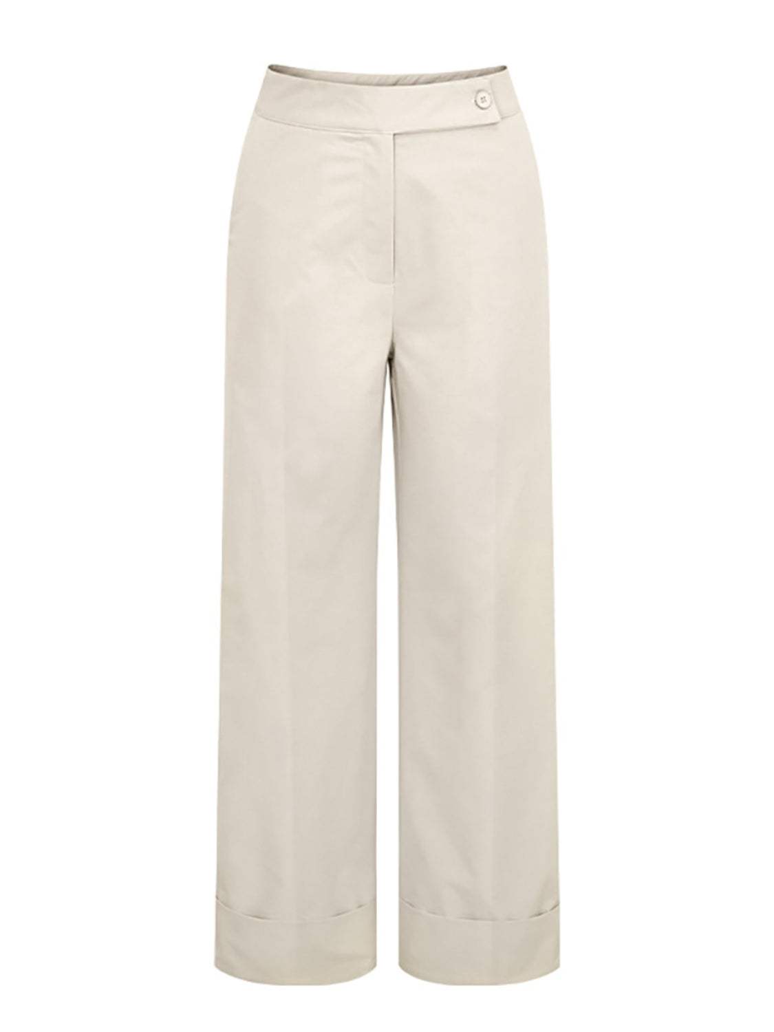 High Waist Wide Leg Pants - Trendsi - Flyclothing LLC