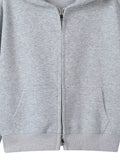 Full Size Casual Zip-Up Long Sleeve Hoodie Plus Size - Trendsi - Flyclothing LLC