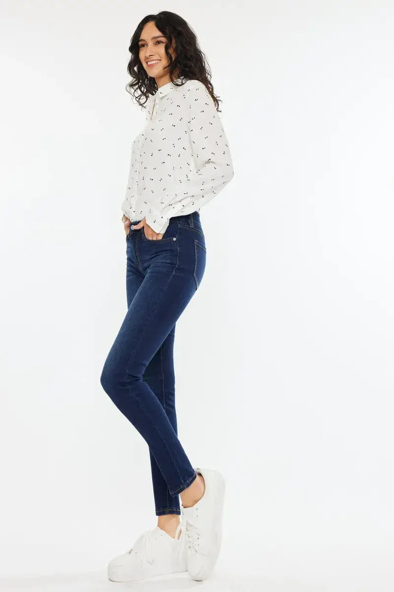 Kancan Mid Rise Super Skinny Jeans - Trendsi - Flyclothing LLC