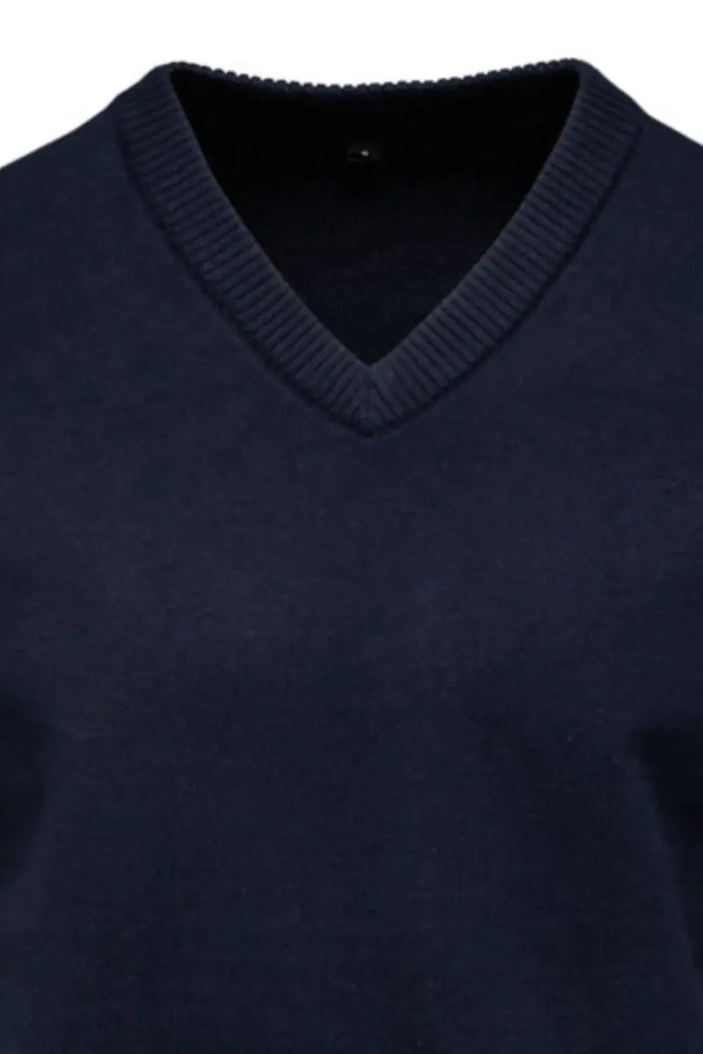 Men's Ribbed Hem V-Neck Long Sleeve Sweater - Trendsi - Flyclothing LLC