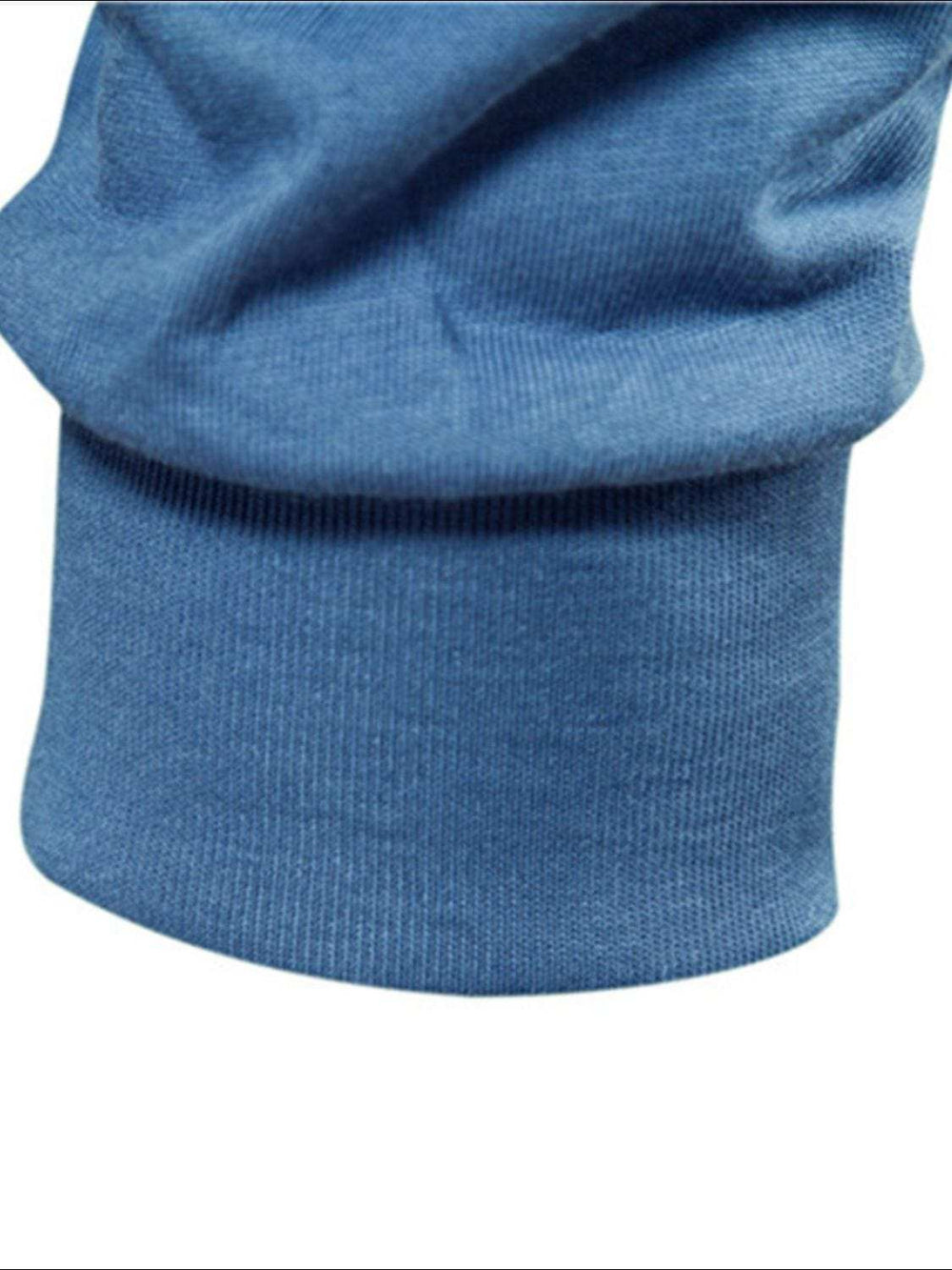 Men's Full Size Round Neck Long Sleeve T-Shirt Plus Size - Trendsi - Flyclothing LLC