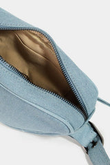 Fame PU Leather Triangle Crossbody Bag - Trendsi