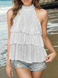 Layered Mock Neck Tank - Trendsi