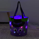 Multi-gear Luminous Halloween Basket Decorations Candy Bag