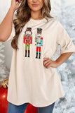Nutcracker Round Neck Half Sleeve T-Shirt - Trendsi - Flyclothing LLC