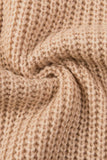 Color Block Round Neck Drop Shoulder Sweater - Trendsi - Flyclothing LLC