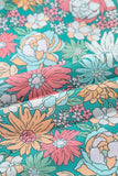 Printed Notched Short Sleeve Blouse - Trendsi - Flyclothing LLC