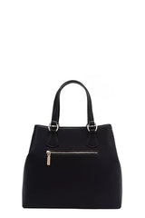Nicole Lee USA Monogram Pattern Handbag with Rhinestones Decor - Trendsi - Flyclothing LLC