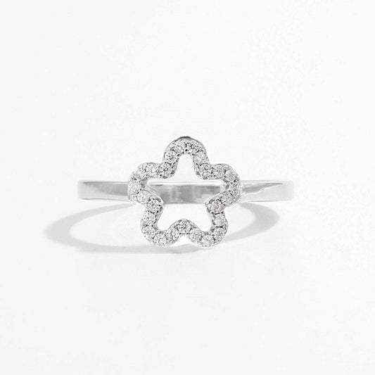 925 Sterling Silver Inlaid Zircon Ring - Trendsi - Flyclothing LLC