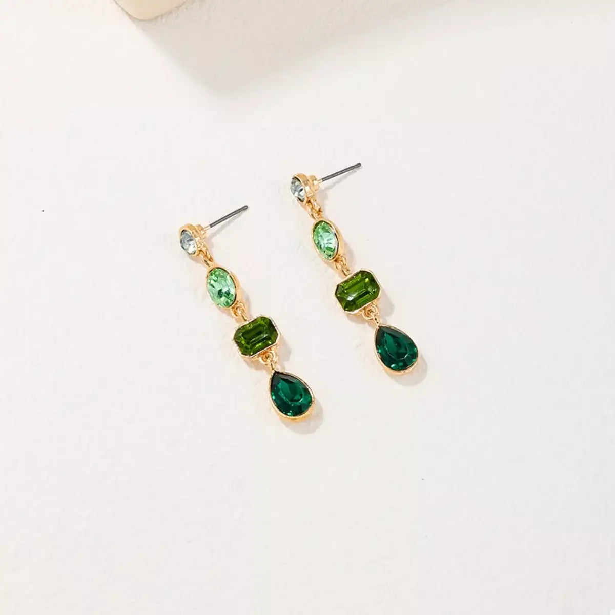 18K Gold-Plated Drop Earrings - Trendsi - Flyclothing LLC