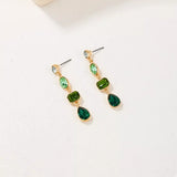 18K Gold-Plated Drop Earrings - Trendsi - Flyclothing LLC