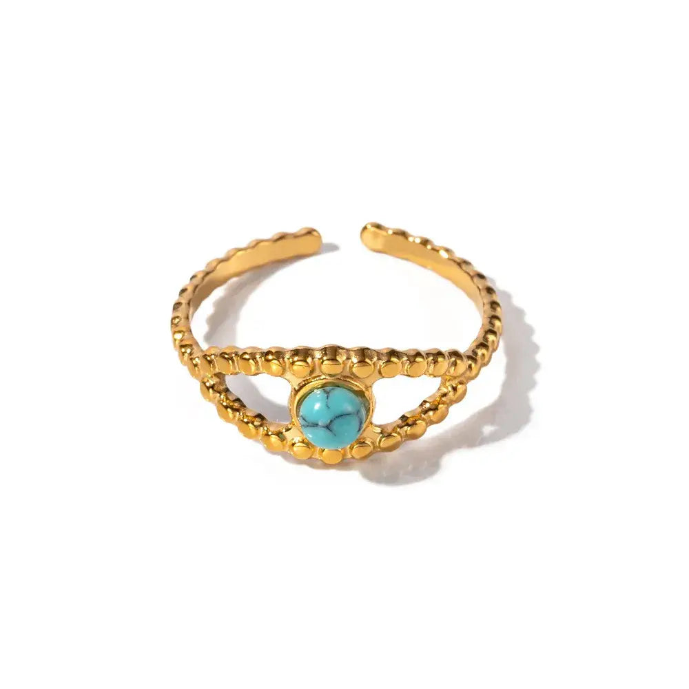 Turquoise Eye Design Ring - Trendsi - Flyclothing LLC