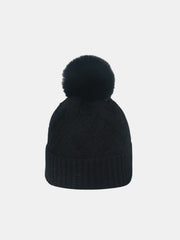 Roll Rim Hat with Pompom - Trendsi