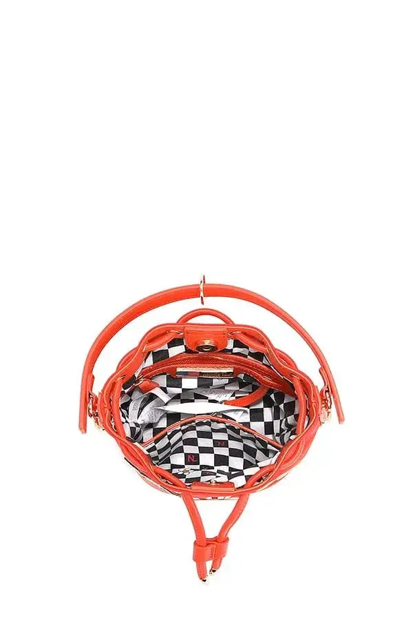 Nicole Lee USA Color Patch Bucket Bag - Trendsi - Flyclothing LLC