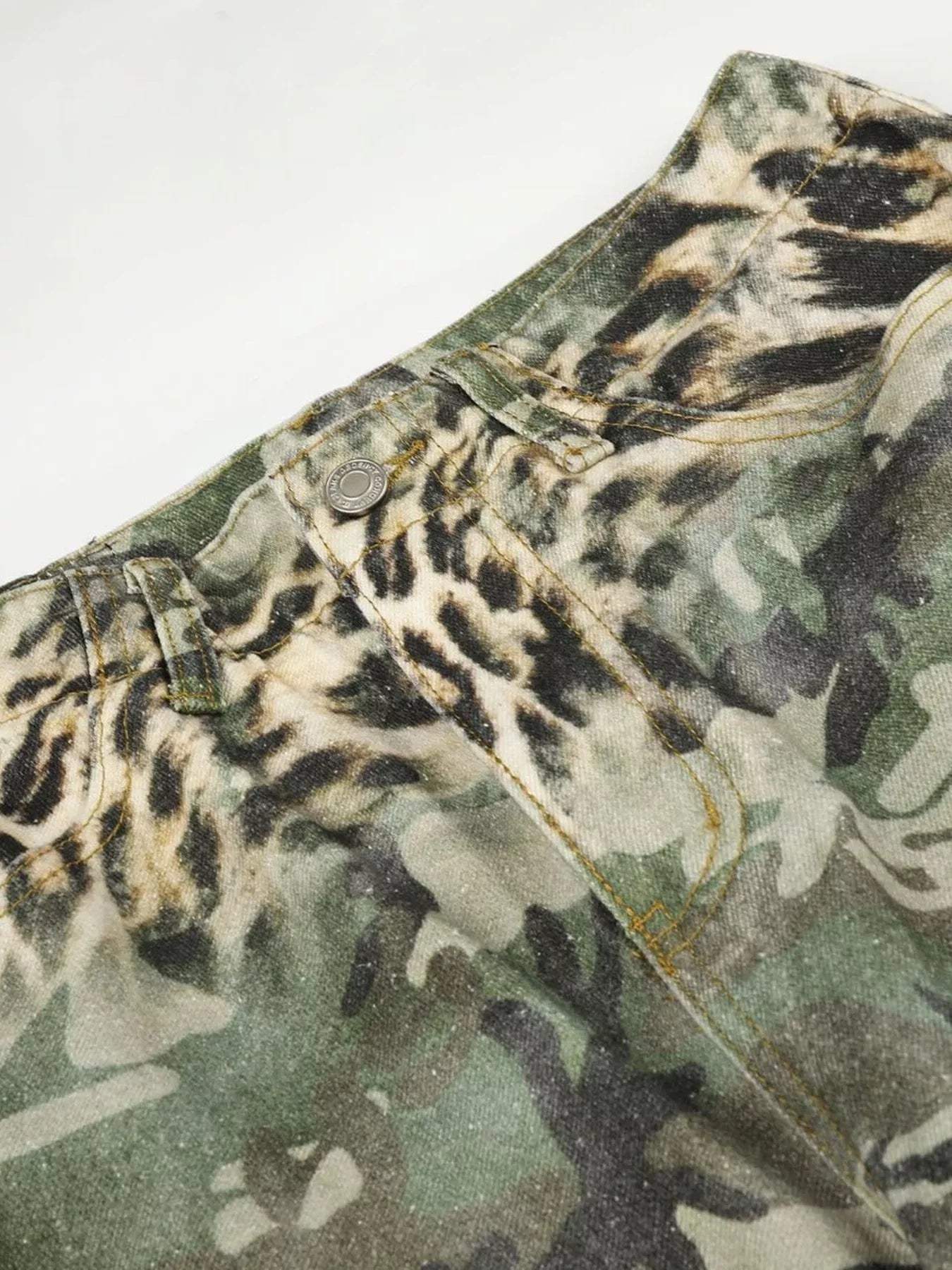 Men's Camouflage & Leopard Cargo Capris - Trendsi - Flyclothing LLC