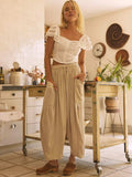 Full Size Wide Leg Pants with Pockets - Trendsi - Flyclothing LLC