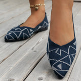 Point Toe Mesh Flat Slip-Ons - Trendsi - Flyclothing LLC