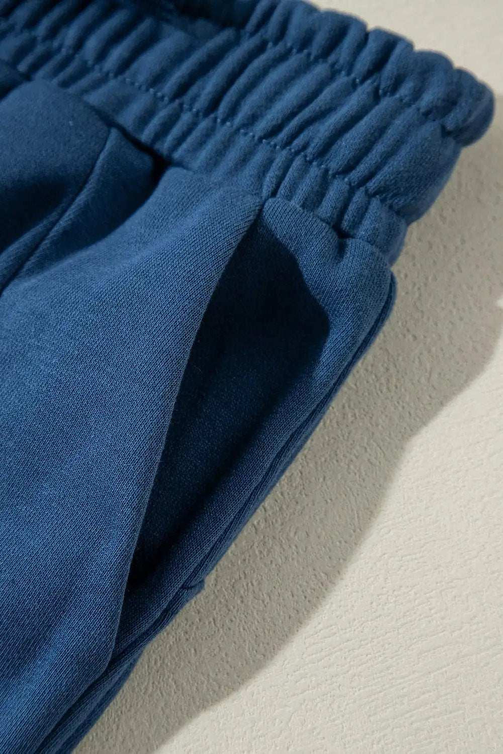 Drawstring Elastic Waist Straight Leg Pants - Trendsi - Flyclothing LLC