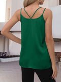 V-Neck Double Spaghetti Straps Cami - Trendsi - Flyclothing LLC