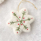 Christmas Felt Snowflake Ornament - Trendsi - Flyclothing LLC