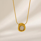 Natural Stone Pendant Necklace - Trendsi - Flyclothing LLC