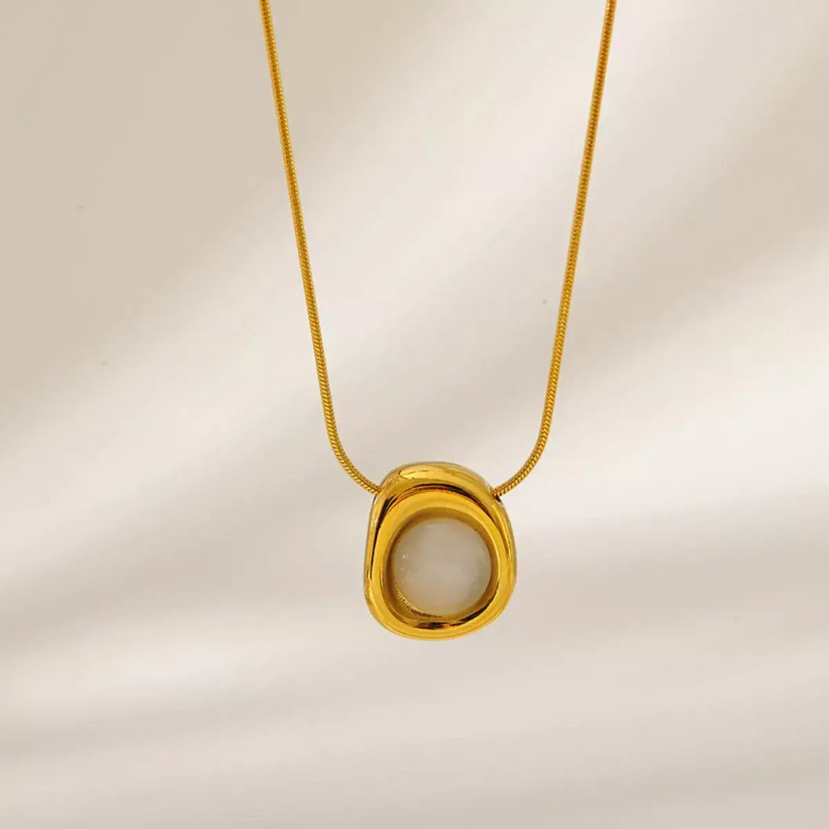 Natural Stone Pendant Necklace - Trendsi - Flyclothing LLC
