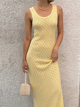 Openwork Sleeveless Maxi Dress - Trendsi - Flyclothing LLC