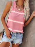Full Size Tie-Dye Round Neck Tank - Trendsi - Flyclothing LLC