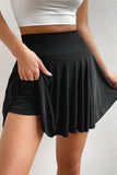Pocketed High Waist Skort - Trendsi - Flyclothing LLC