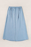 Snap Down High Waist Denim Skirt - Trendsi - Flyclothing LLC