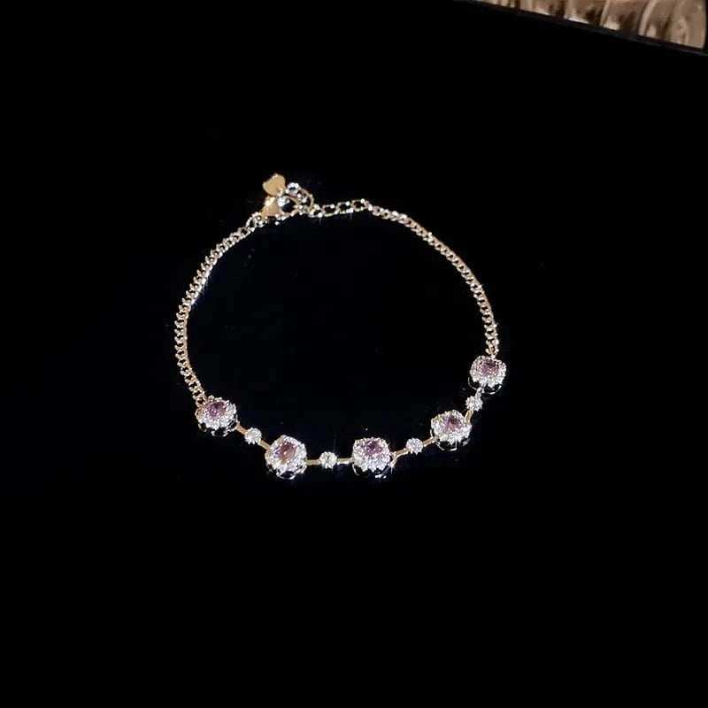 Copper Zircon Bracelet - Trendsi - Flyclothing LLC