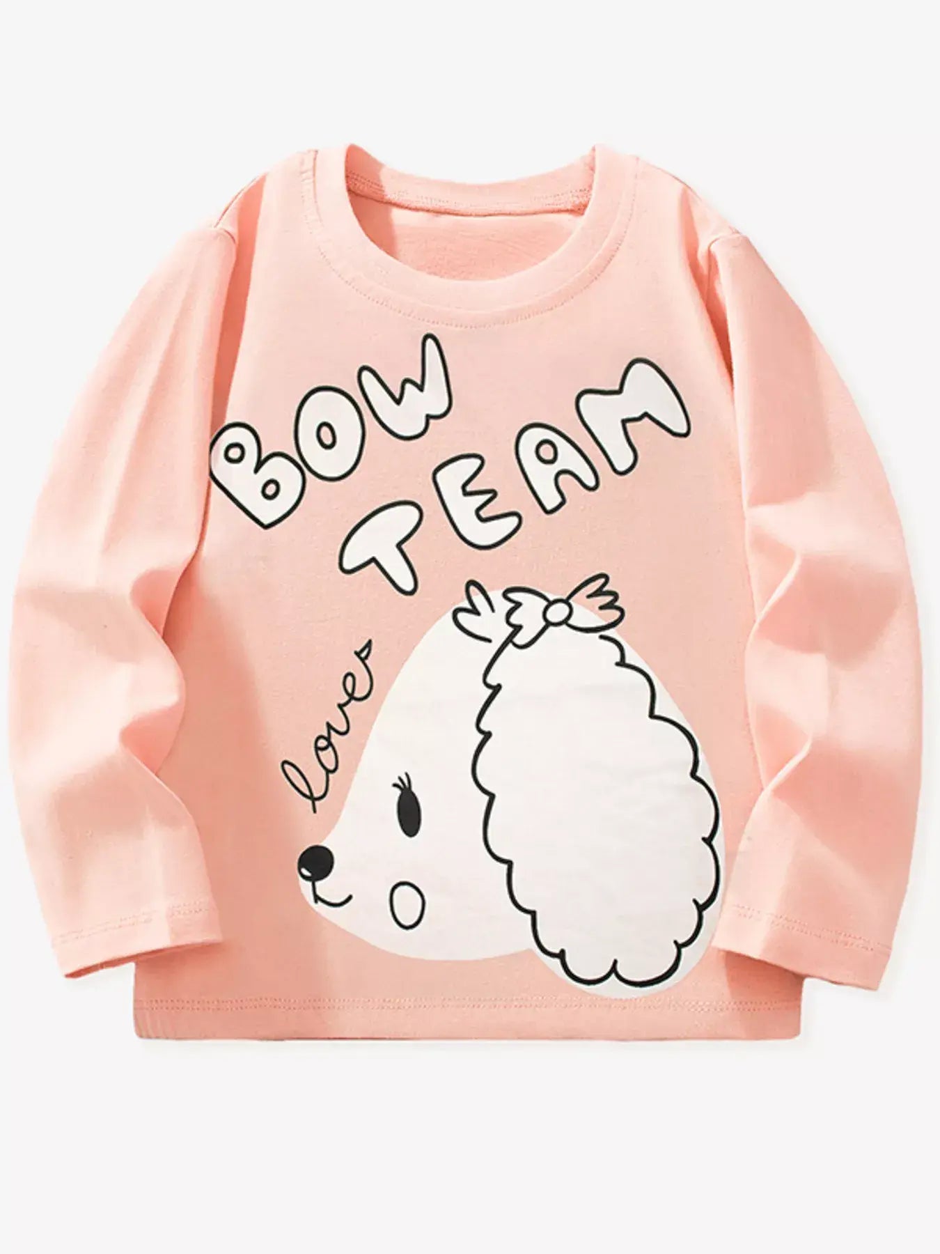 Children's Cute Dog Long Sleeve T-Shirt - Trendsi - Flyclothing LLC