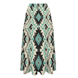 Baha Ranch San Angelo Aztec Tiered Prairie Maxi Skirt - Baha Ranch Western Wear - Flyclothing LLC